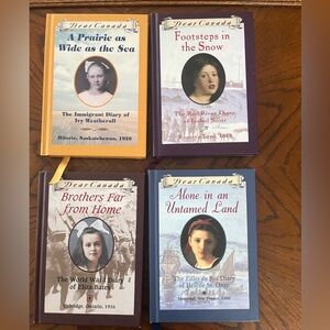 Dear Canada kids books | set of 4 hardcover historical diaries